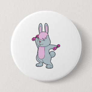 Hantel für Bunny Fitness Button