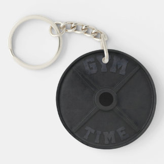 Hantelscheibe 20-kg "GYM TIME" für eine Gym-Person Schlüsselanhänger