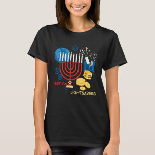 Hanukia-Fest Hanukkah-Menora Chanukka 20 T-Shirt