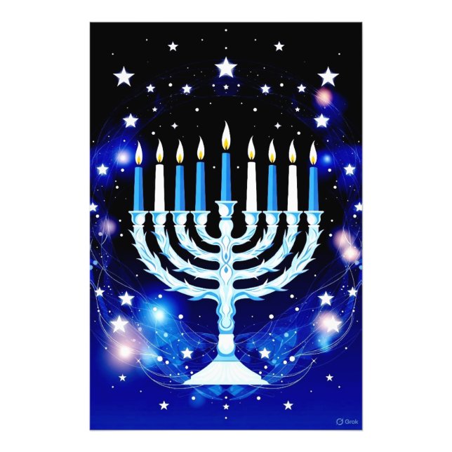 HANUKKA  FOTODRUCK (Vorne)