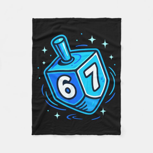 Hanukkah 67 Meme Chanukah Jewish Men Women Kids  Fleecedecke (Vorderseite)