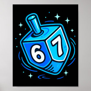 Hanukkah 67 Meme Chanukka jüdische Männer Frauen K Poster