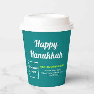 Hanukkah Aquamariner Grünbuch-Cup Pappbecher