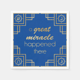 Hanukkah Art Deco Ein perfektes Wochenende in Luga Serviette