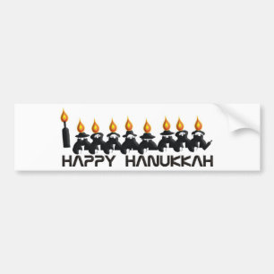 Hanukkah Autoaufkleber