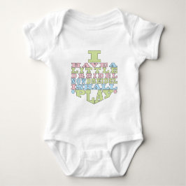 Hanukkah Baby Body Anzug "DREIDEL PLAY" Strampler