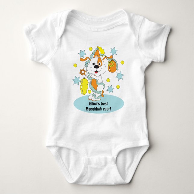 Hanukkah Baby Bodysuit Baby Strampler (Vorderseite)