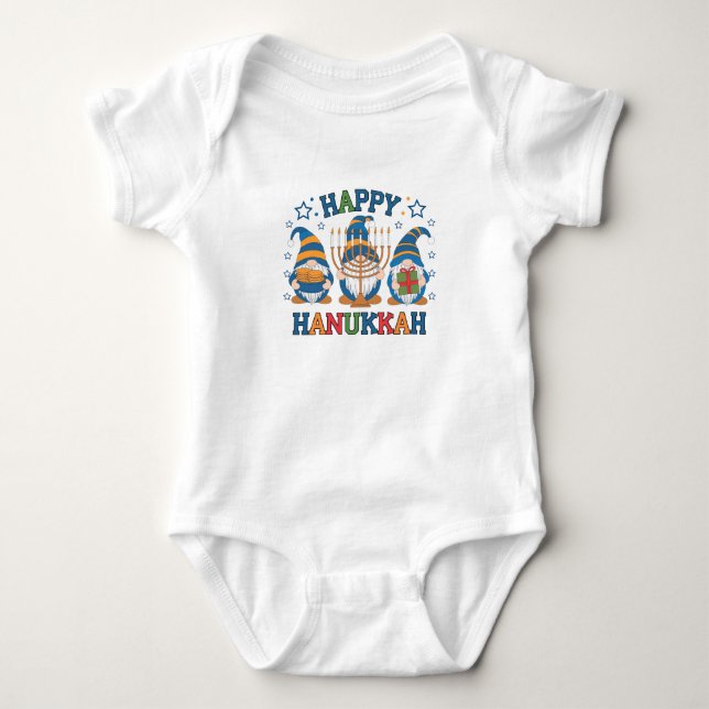 Hanukkah Baby Bodysuit Strampler (Vorderseite)