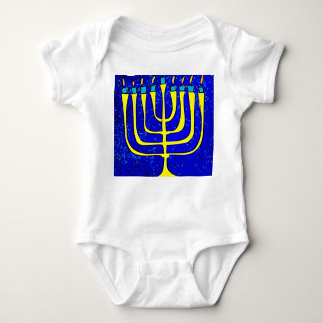 Hanukkah Baby Strampler (Vorderseite)