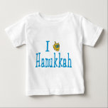 Hanukkah Baby T-shirt<br><div class="desc">Hanukkah T Shirts: Funny Hanukkah auf Shirt Designs. Dieser Hanukkah T - Shirt ist die perfekte Wahl für Ihren Liebsten. Glückliche Hanukkah-Shirts für alle. Beschreibung: Hanukkah T - Shirt,  Chanukah,  Star of David,  Hanukkah Geschenke, </div>