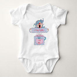 Hanukkah Baby TUTU Pink/Blue "Dreidel in Box" Baby Strampler