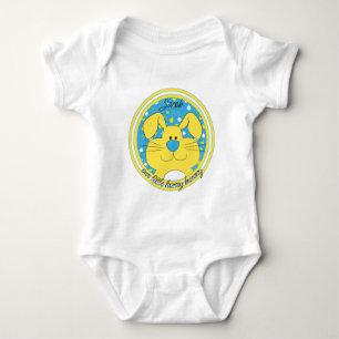 Hanukkah "Blue Honey Bunny" Baby-Bodystrampler Baby Strampler