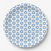 Hanukkah Blue Star Pattern Holiday Faith