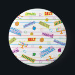 Hanukkah Button, Chanukah-Party Button<br><div class="desc">Chanukah Round Button, "Chanukah Party" Vielen Dank für Ihr Kommen und Shopping bei. Viel geschätzt! Form: Rundschaltfläche mit Zazzle-Schaltflächen können Sie mehr tun, als nur eine politische Meinung zu äußern. Du kannst deine eigenen Designs, Bilder und Texte hinzufügen und alles ausdrücken, was dir wichtig ist. Starten Sie noch heute mit...</div>