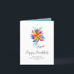 Hanukkah Cards Rustikale farbenfrohe Poinsettia Feiertagskarte<br><div class="desc">Diese Hanukkah-Karten haben eine farbenfrohe Aquarellpoinsettia in einer Konservendose. Die Worte "Happy Hanukkah" sind Set in trendiger Schriftzeichen. Fügen Sie mithilfe der Vorlagenfelder benutzerdefinierte Informationen hinzu. Eine rustikale und festliche Wahl für die Ferienzeit. Einzigartige Kunst und Design von Victoria Grigalunas von Do Tell A Belle.</div>
