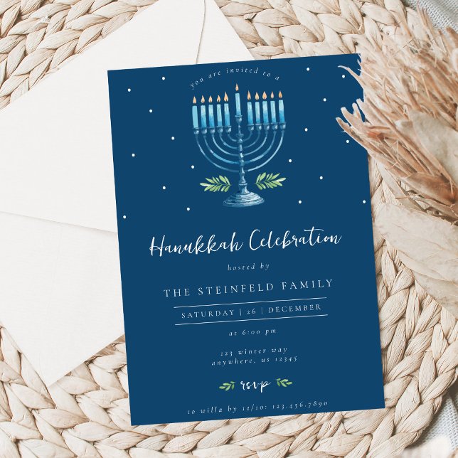 Hanukkah Celebration Invitation (Créateur téléchargé)