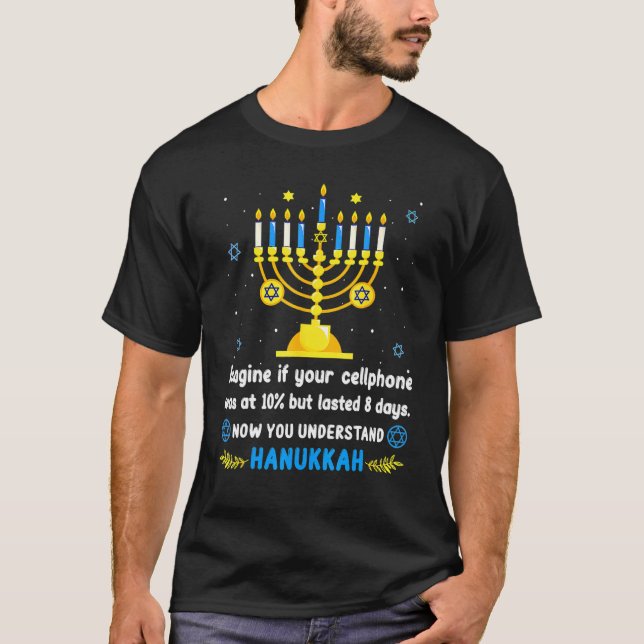Hanukkah  Cellphone Chanukkah  2 T-Shirt (Vorderseite)