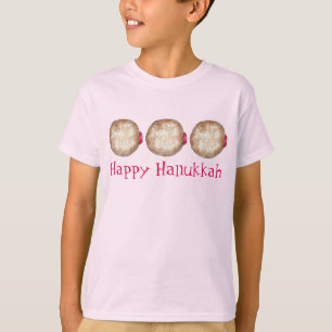 Hanukkah Chanukah Juwish Holidays Jelly Doughnut T-Shirt