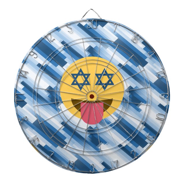 hanukkah chanukkah emoji dartscheibe (vorne)