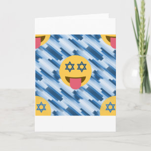 Hanukkah Chanukkah Emoji Feiertagskarte