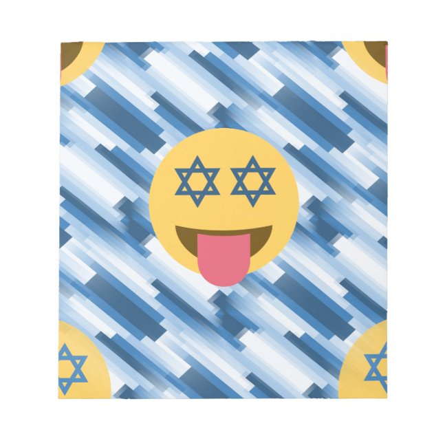 hanukkah chanukkah emoji notizblock (Vorderseite)