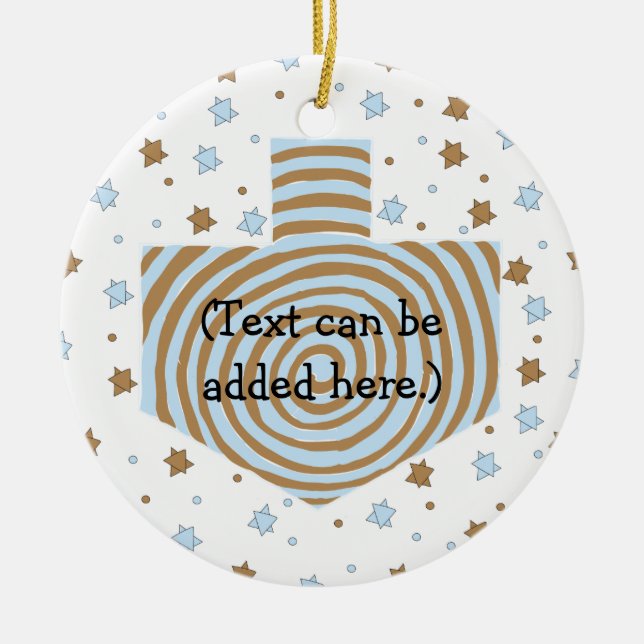 Hanukkah Circle Ornament (Vorne)