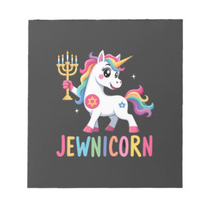 Hanukkah Dabbing Einhorn Jewnicorn Chanukah Jüdisc Notizblock