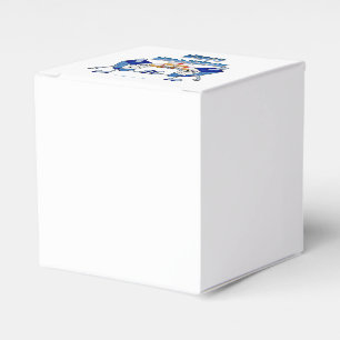 Hanukkah Dancing Dreidels und Jelly Doughnut Geschenkschachtel