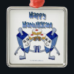 Hanukkah Dancing Dreidels und Jelly Doughnut Ornament Aus Metall<br><div class="desc">You are viewing The Lee Hiller Designs Collection of Home and Office Decor,  Apparel,  Gifts and Collectibles. The Designs inklusive Lee Hiller Fotogray and Mixed Media Digital Art Collection. You can view her Nature fotogray at http://HikeOurPlanet.com/ and follow her hiking blog within Hot Springs National Park.</div>