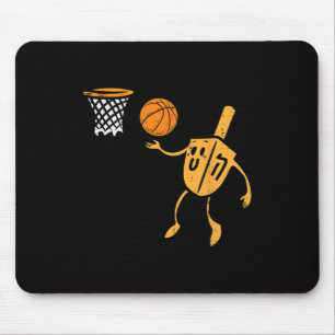 Hanukkah Dreidel Bysketbyll Chanukah Jüdische Männ Mousepad