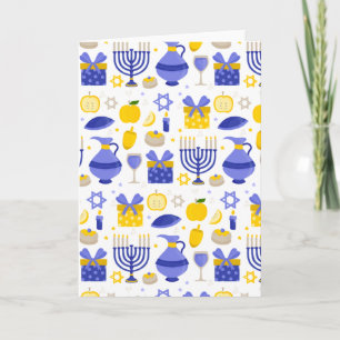 hanukkah dreidel menorah einladung