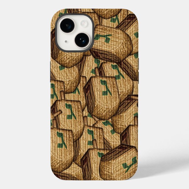 Hanukkah Dreidel Phone Case (Rückseite)