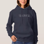 Hanukkah. | Einfache Minimale Handschrift Hoodie<br><div class="desc">Hanukkah. | Einfache Minimale Handschrift Typ Hoodie</div>