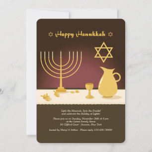 Hanukkah Einladung