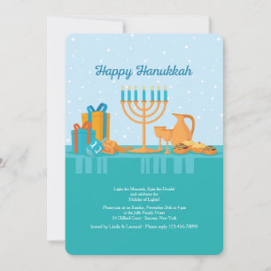 Hanukkah-Einladung Einladung