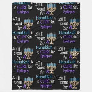 Hanukkah... Epilepsie Fleecedecke