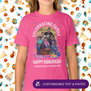 HANUKKAH FAMILY WIEDERSEHEN - Individualisierbares T-Shirt