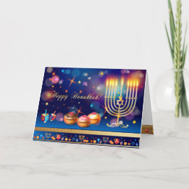 Hanukkah Festival of Lights Party Dankeskarte