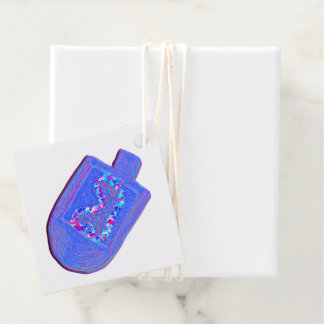 Hanukkah floral dreidel geschenkanhänger