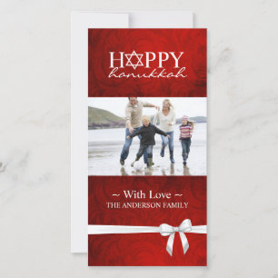 Hanukkah Foto Cards Feiertagskarte