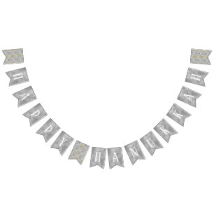 Hanukkah Frack Banner einfach elegant