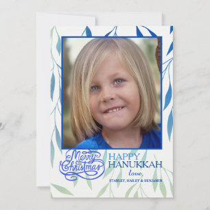 Hanukkah Freuden Foto-Feiertagskarte Feiertagskarte