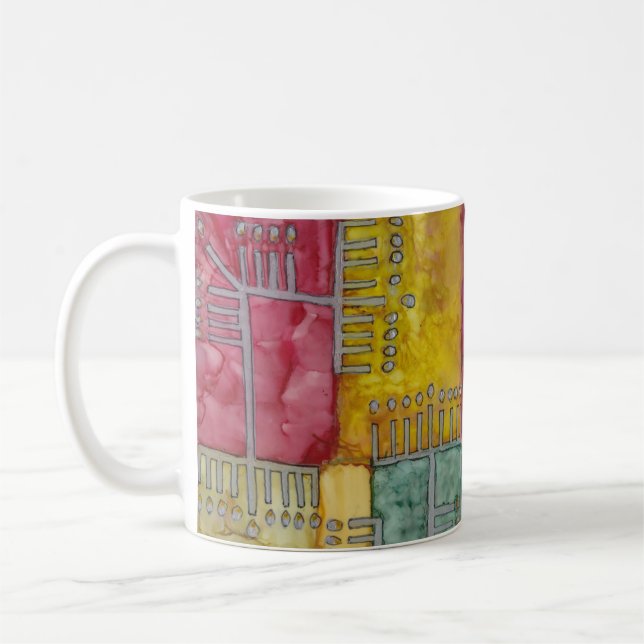Hanukkah Funky Time Menorahs Kaffeetasse (Links)