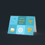 Hanukkah Funny Feiertagskarte<br><div class="desc">Happy Hanukkah Greeting Cards. Komm schon,  Baby Light My fire.</div>