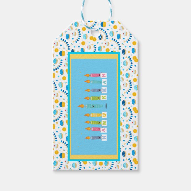 Hanukkah Geschenkanhänger (Vorderseite)