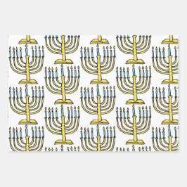Hanukkah Geschenkpapier Set