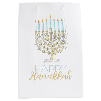 Hanukkah Geschenktasche Mittlere Geschenktüte