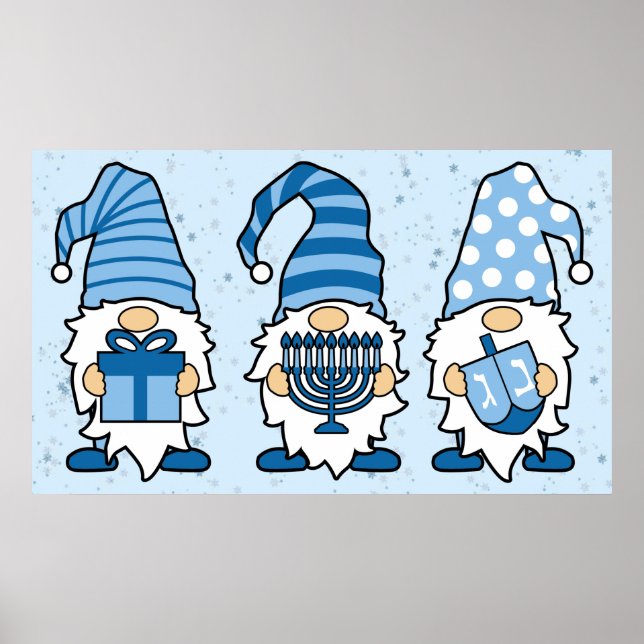 Hanukkah Gnomes Trio Poster (Vorne)