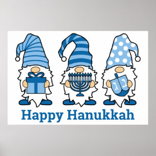Hanukkah Gnomes Trio Poster