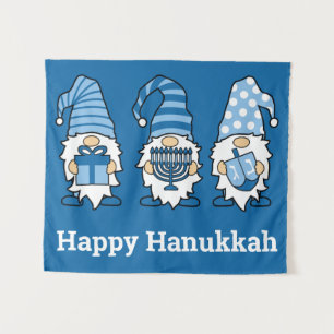 Hanukkah Gnomes Trio Tapestry Wandteppich